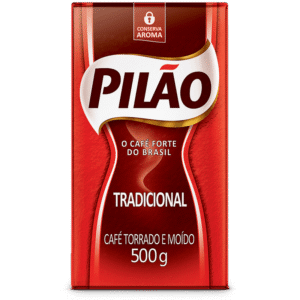 Café Pilão Tradicional Vácuo 500g – Fardo com 10 Unidades